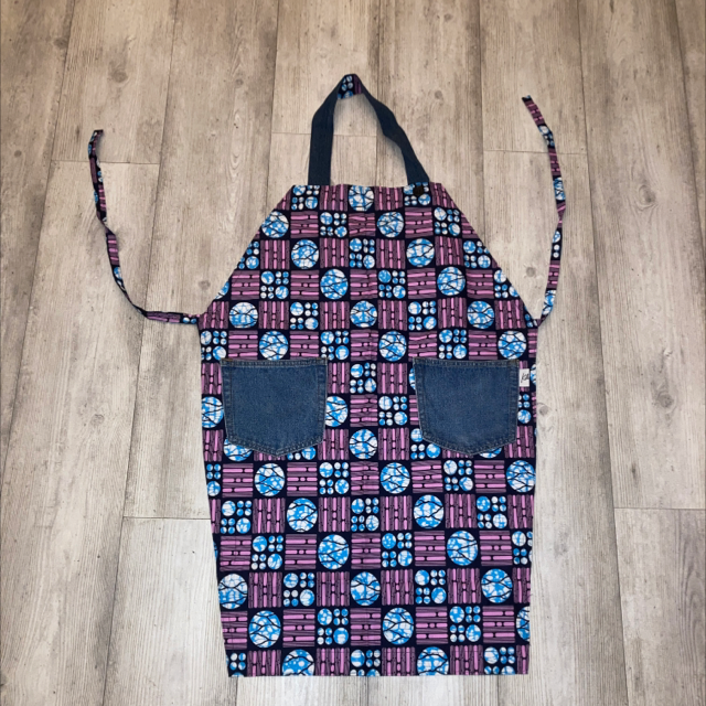Kibebe: apron (pink,blue,denim)