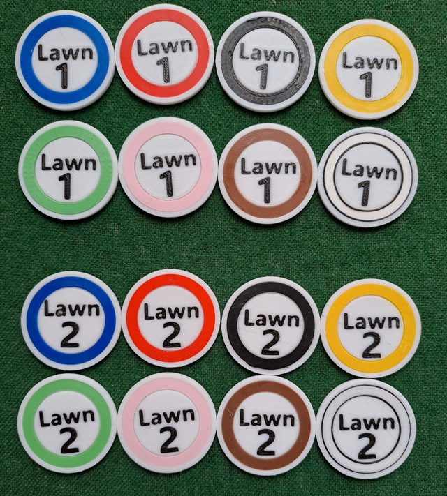 Lawn Counters for Golf Croquet 