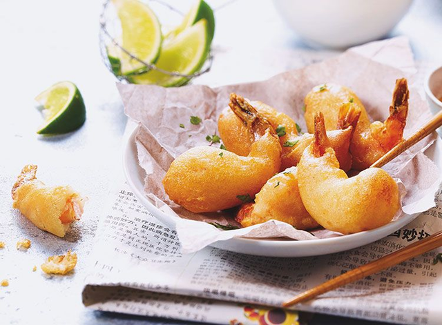 Crevettes en beignets (5 pièces)