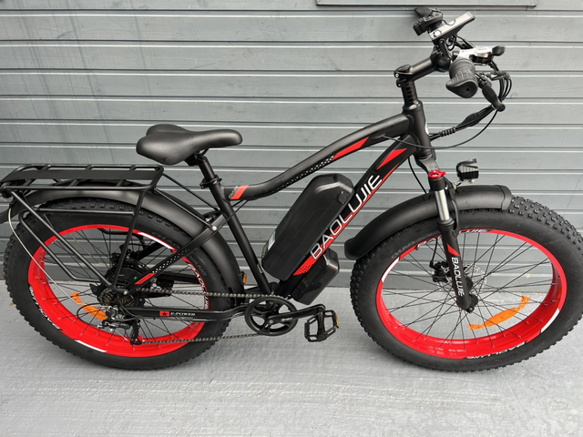 Baloujie Tank 750 Electric Bike - Black