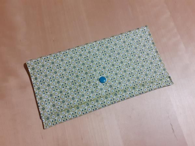 Grande pochette/trousse à docs en toile enduite 2