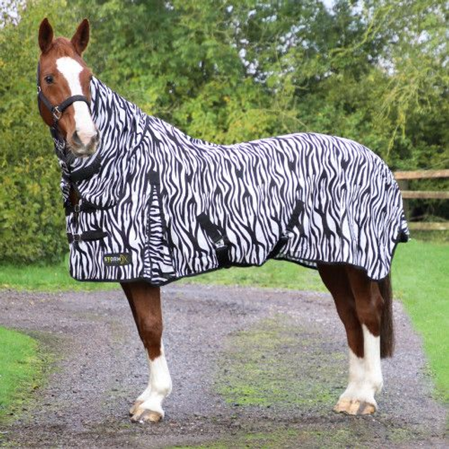 StormX Original Zebra Print Fly Rug