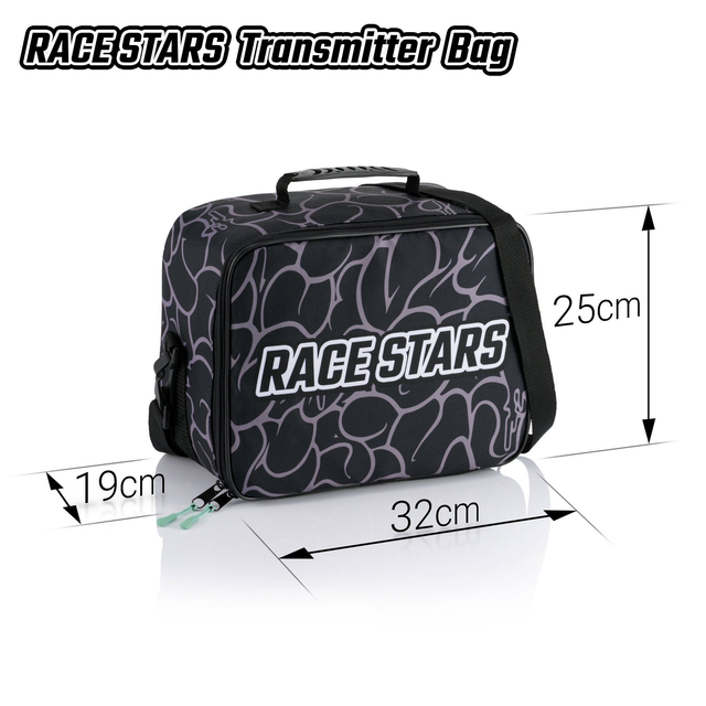 Transmitter Bag include foam insert for Steering Wheel handsets - Contour Grey