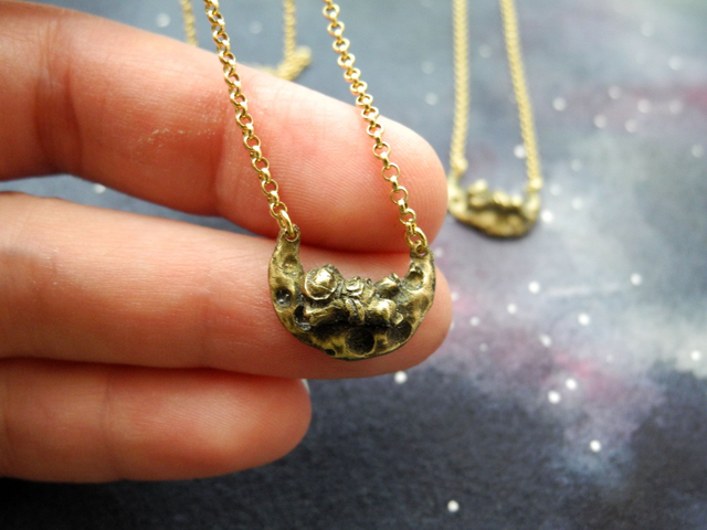 I need space necklace brass