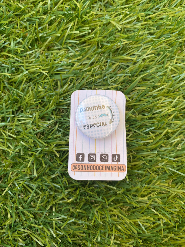 Pin Redondo “Padrinho, tu és especial” & ''Madrinha, tu és especial''