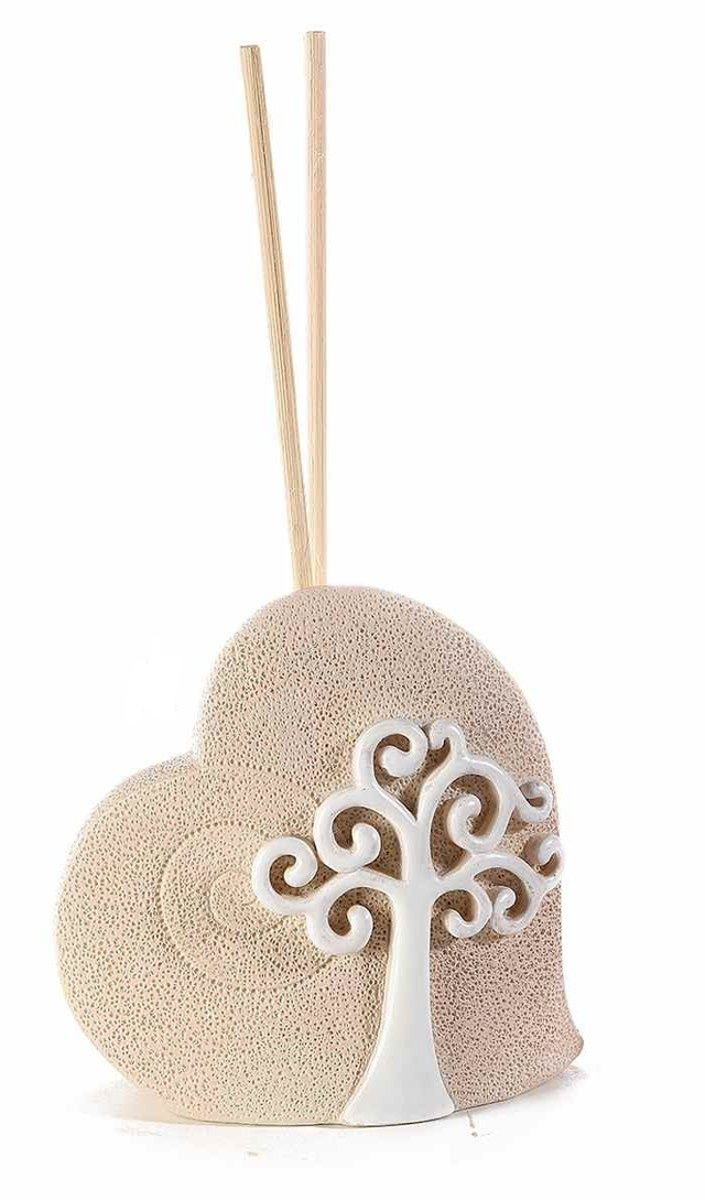 Cœur avec arbre de vie milieu