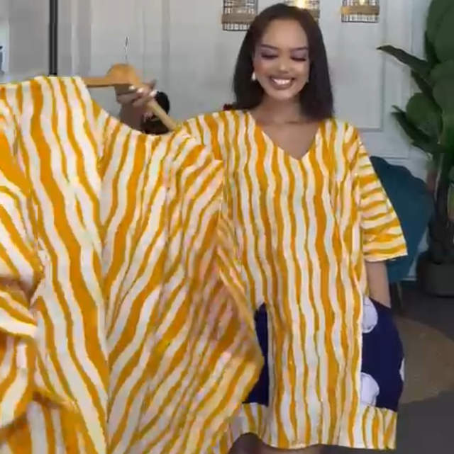 Short batik dress