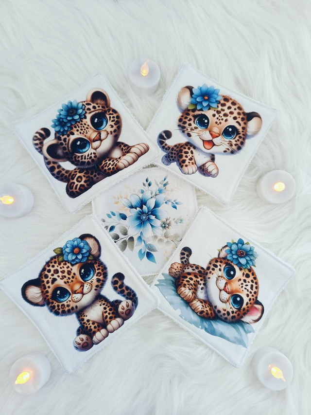 Lingette Lavable Léopard  