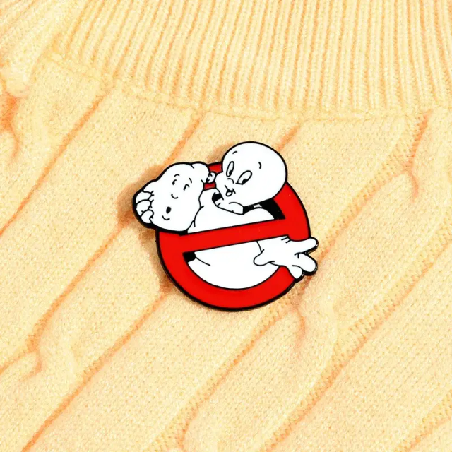 Casper Fun No-Ghost Pin Badge