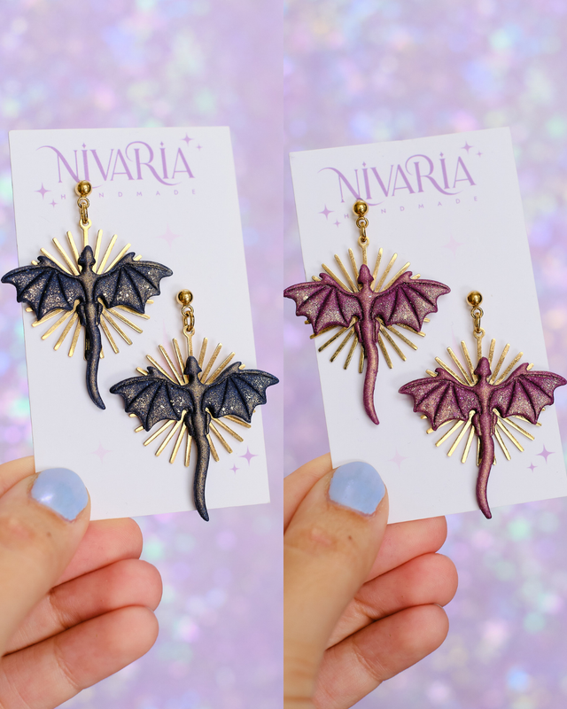 pendientes de dragón Día