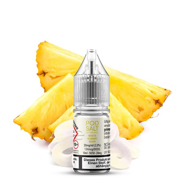 POD SALT XTRA White Gummy Bear Nikotinsalz Liquid 10 ml