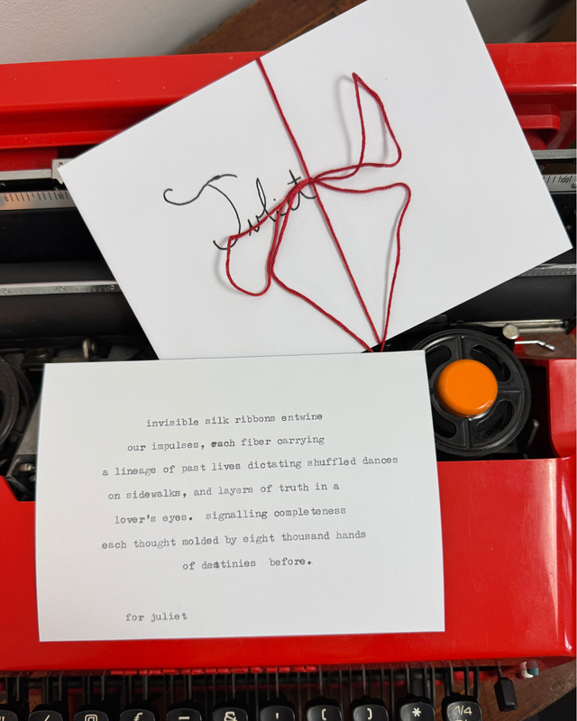 Valentine's Custom Poem Package