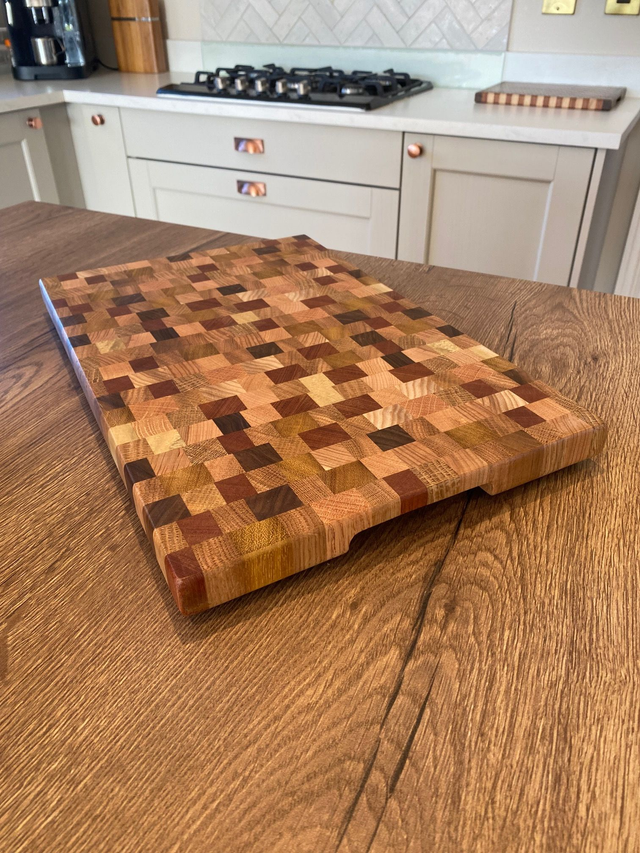 Chaos Style End Grain Chopping Board