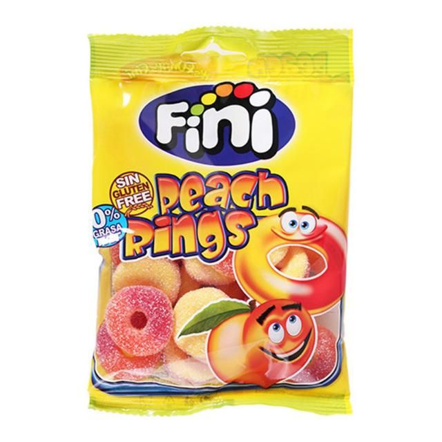 Fini Halal Fizzy Peach Rings 75g