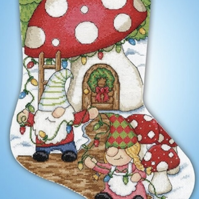 Design Works Gnomes Christmas Stocking Making Kit