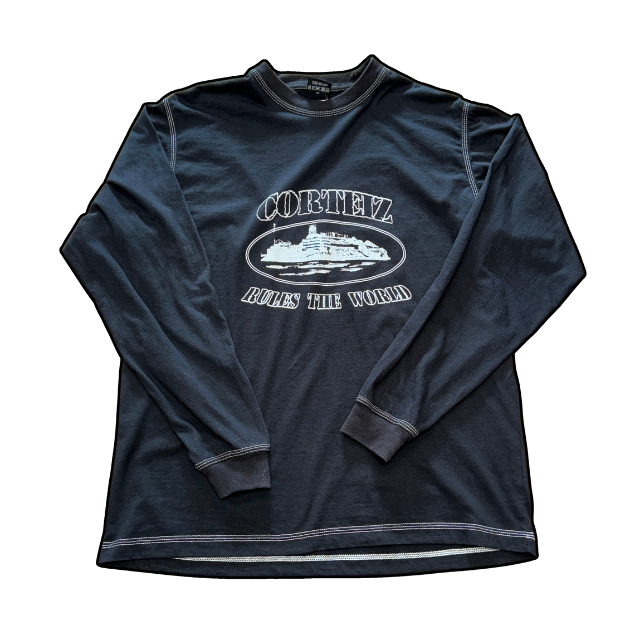 Corteiz Rules The World Long Sleeve Tee - M