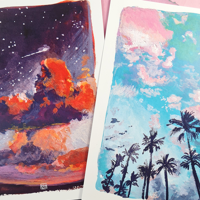 Skies Postcards