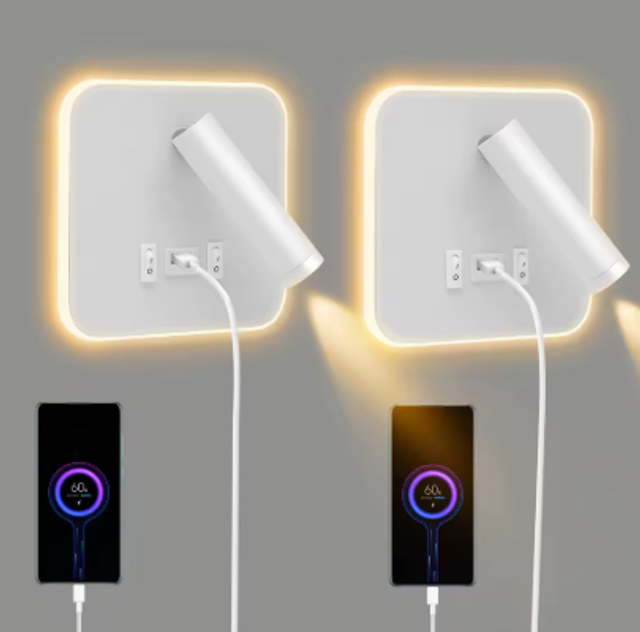 LED Wandlamp met USB – Nachtkastje &amp; Leeslamp