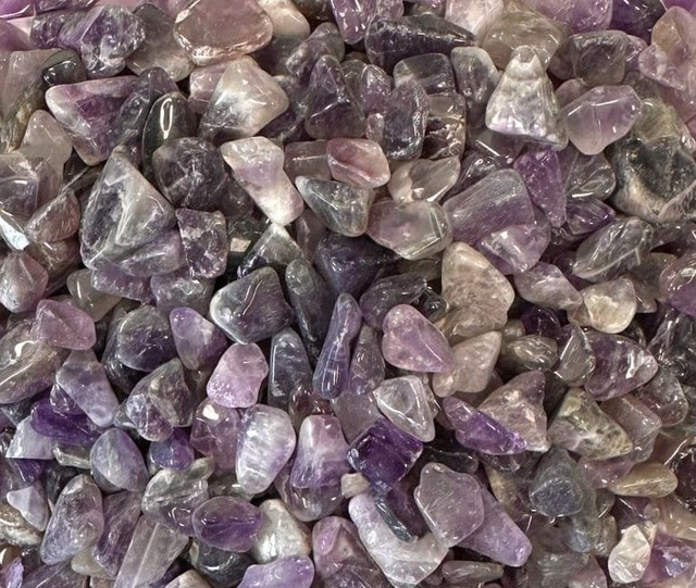 Améthyste A Chips de pierres naturelles 8-15mm 100g