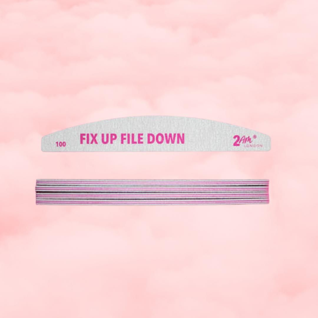 100/100 grit 2am London nail files