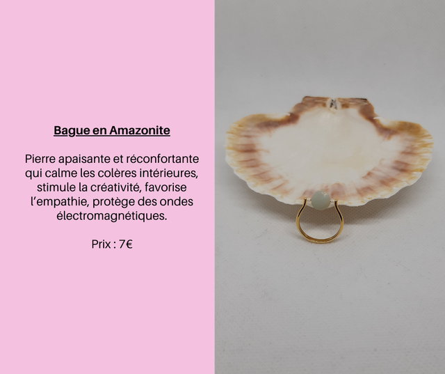 120- Bague en Amazonite