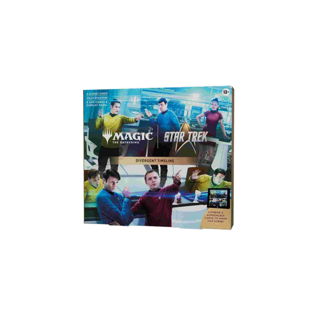 ENG Box Star Trek Set 2 Scene "Enterprise-Q + Divergent Timeline" Inglese - Magic PREORDER RITARDO DATA INDETERMINATA