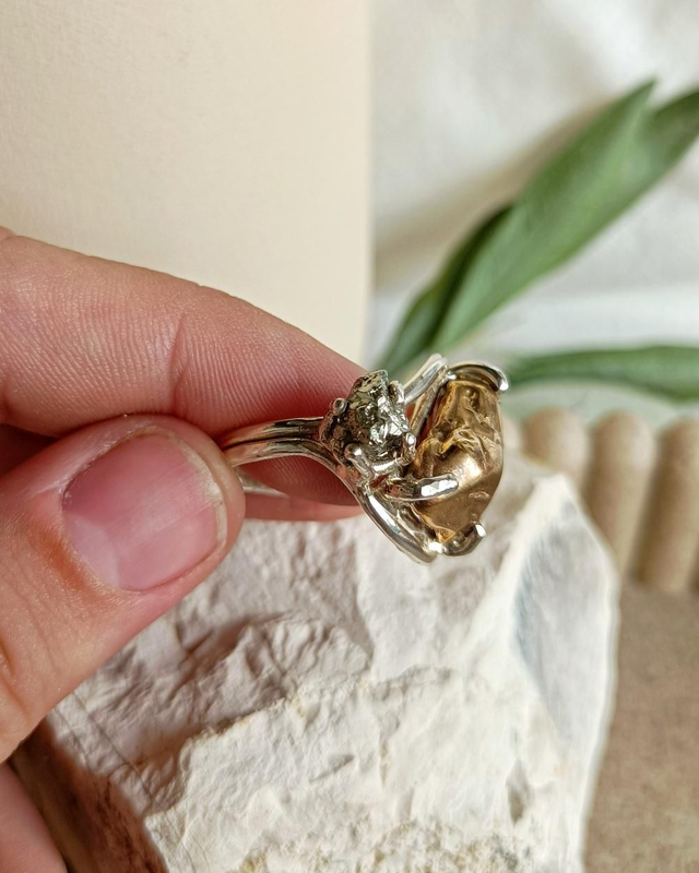 Anello "Pietra" e Pirite