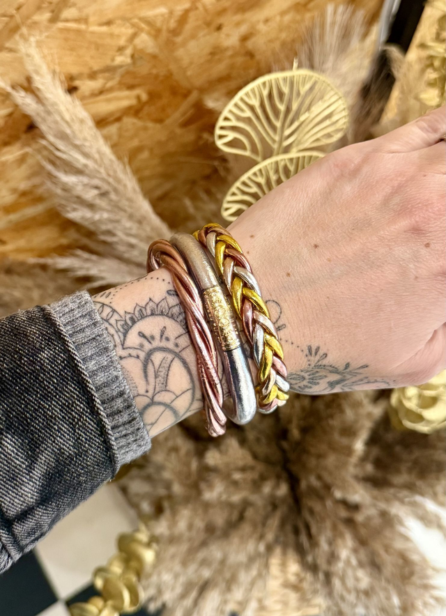 Lot de 3 Joncs tibétains Multicolores - 3 tailles au choix