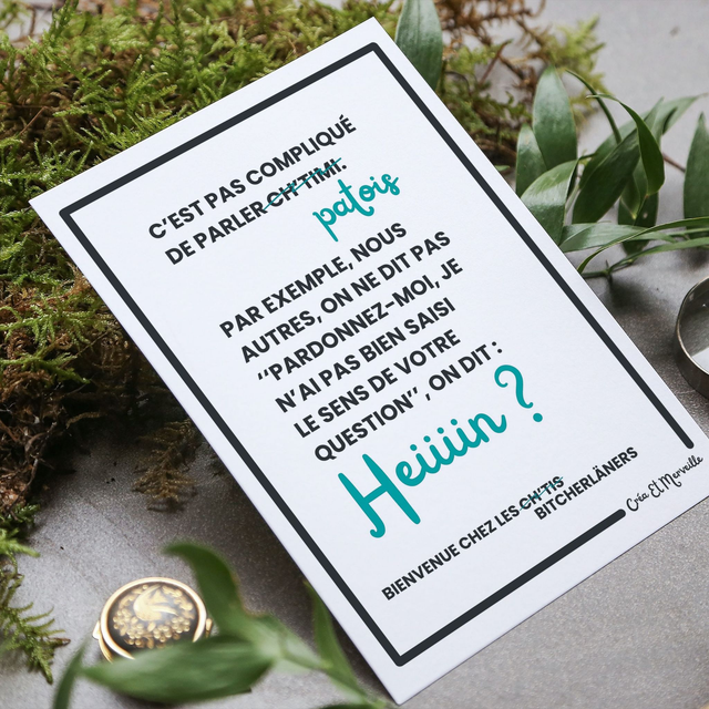 Carte postale Citation Bitcherland 🎬 