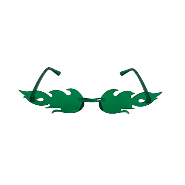 Lunette Flamme Vert