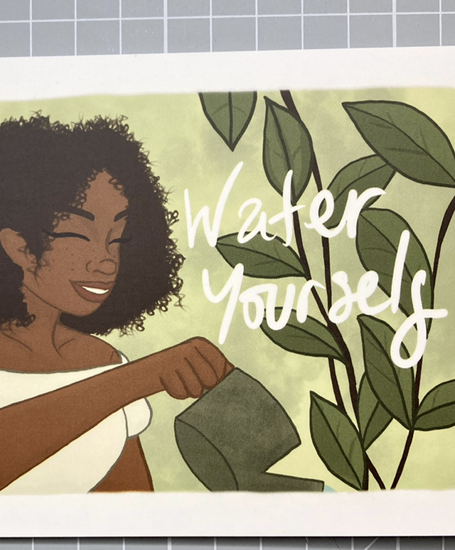 Water Yourself Postcard