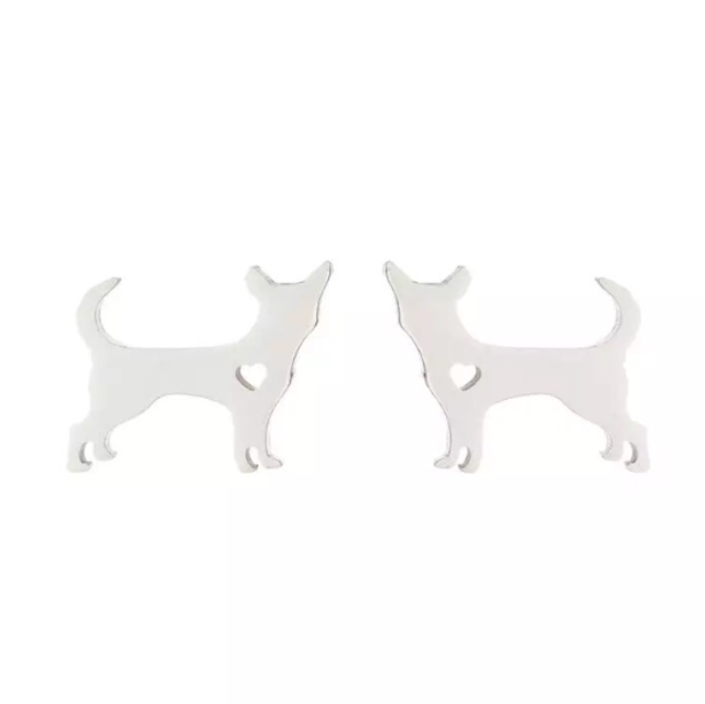 Standing Dog Stud Earrings