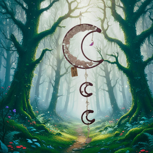 Attrape-Soleil en Quartz Rose