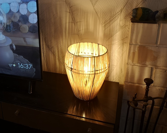 Lampe "L'Essentielle" – Modèle Raphia collection Instant Végétal