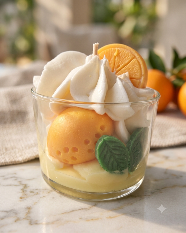Limoncello- bougie gourmande en cire végétale