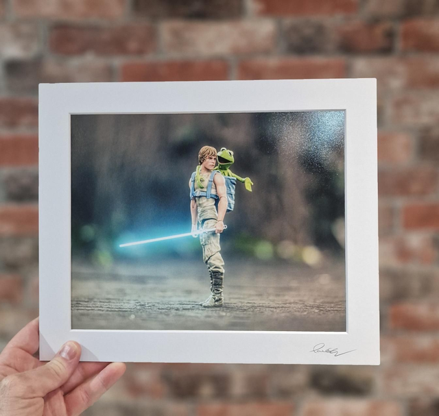 Luke Skywalker and Kermit 