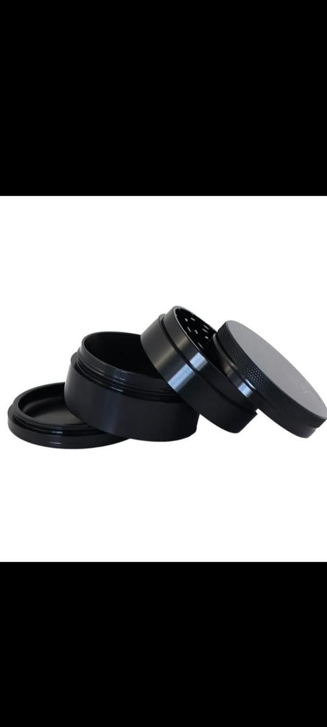 RAW Hammer Craft Medium Aluminium Grinder Black 4 Parts – 55mm