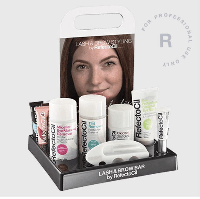 Wimpern und Augenbrauen Färben kosmetische Anwendung