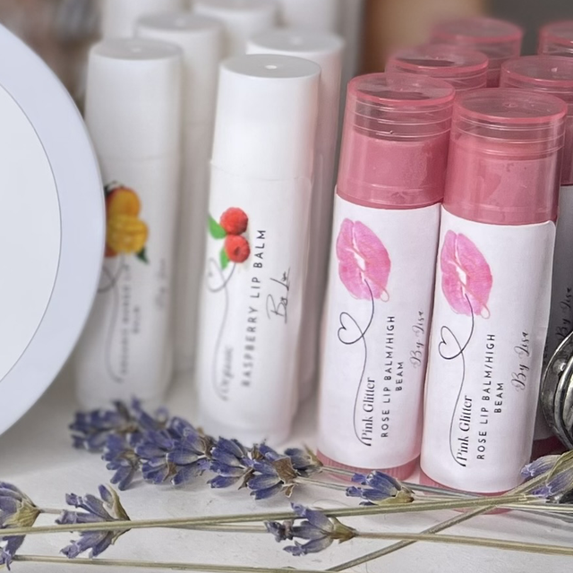 Raspberry lip balm