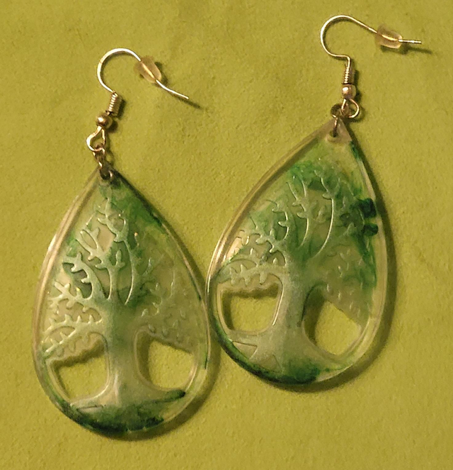 Boucles d'oreilles arbre de vie 