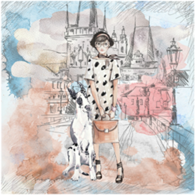 Hand made Cards - City Girls