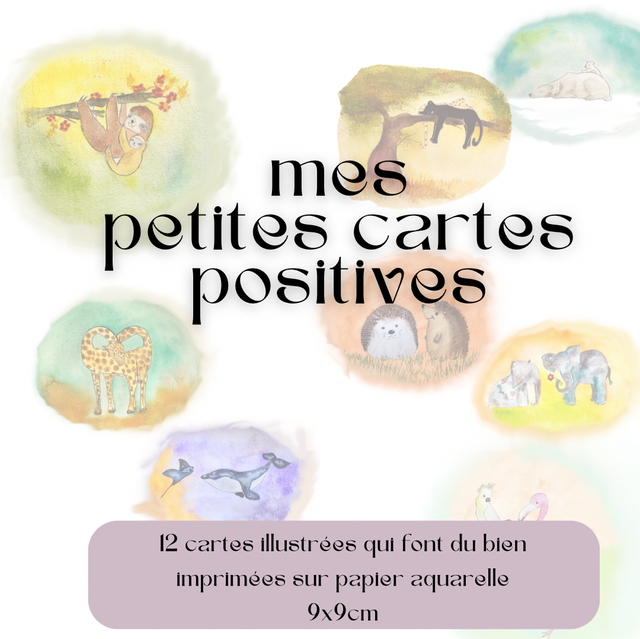 Set « mes petites cartes positives »