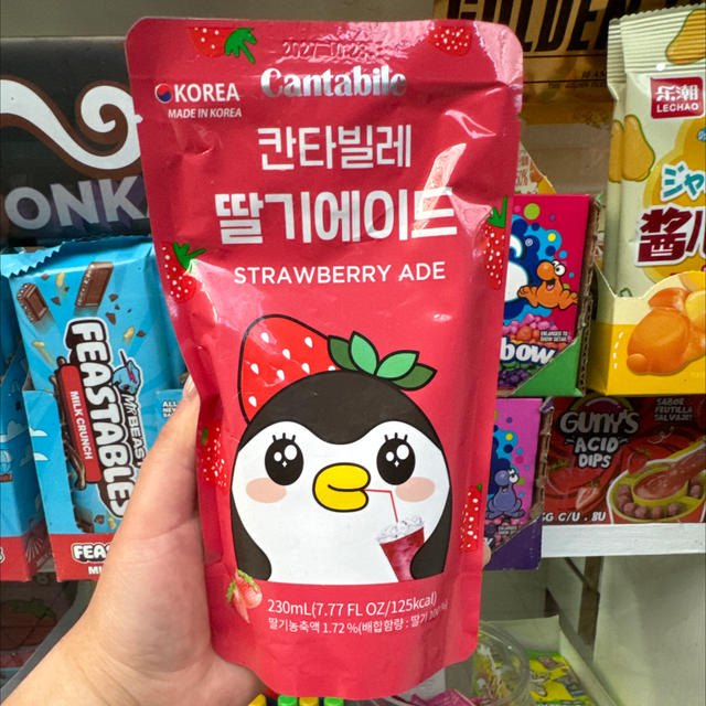 Pouch drink frutilla