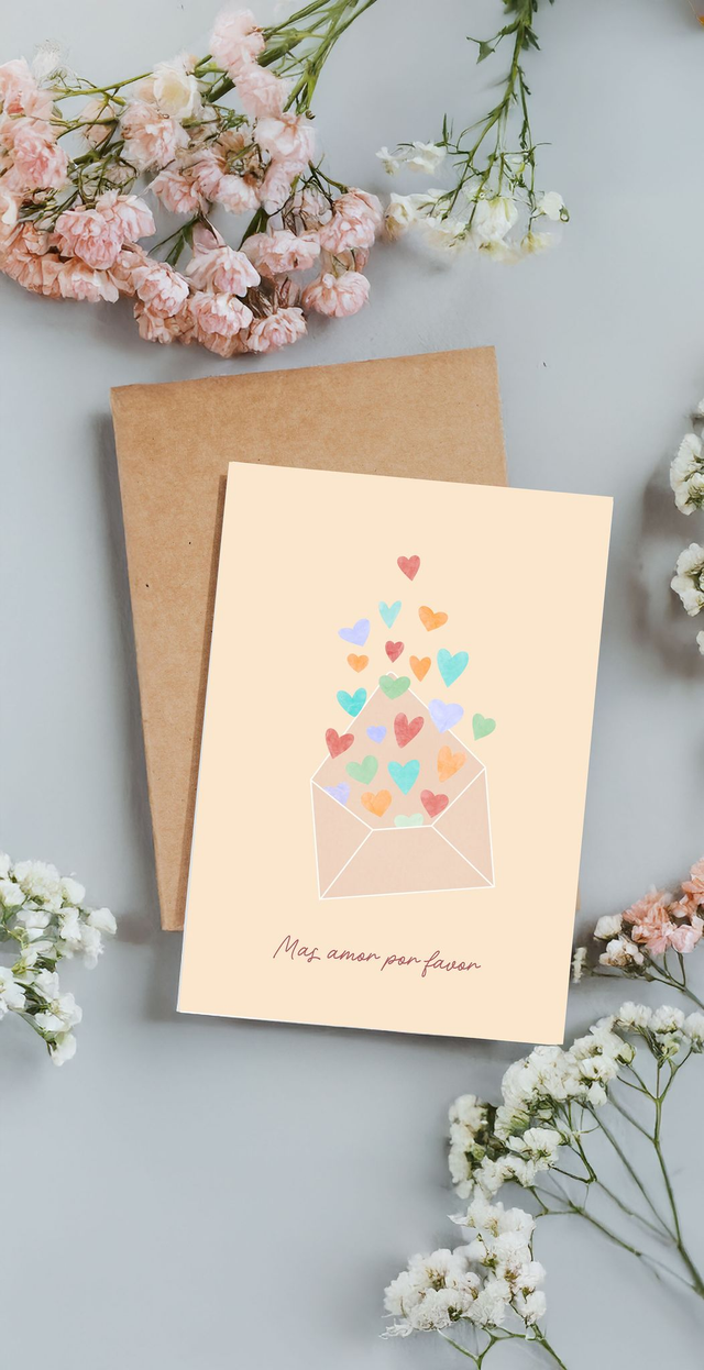 Amor - Enveloppe Carte