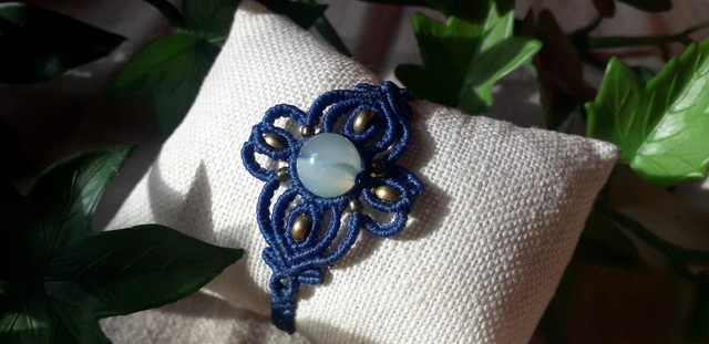 Bracelet • Agate bleu 