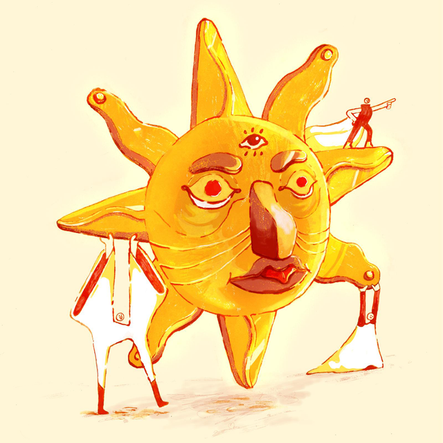 Sunchaser Square Print - 210 x 210mm