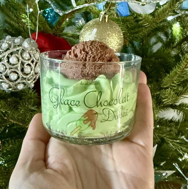 Bougie Glace chocolat Dubaï