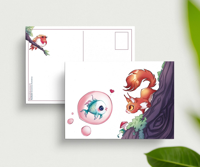 Carte postale Bubulle