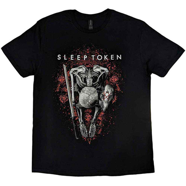 SLEEP TOKEN UNISEX T-SHIRT: THE LOVE YOU WANT SKELETON (BLACK)