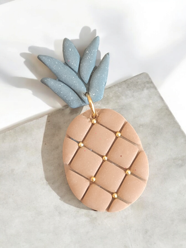 Boucles d&#039;oreilles ananas 